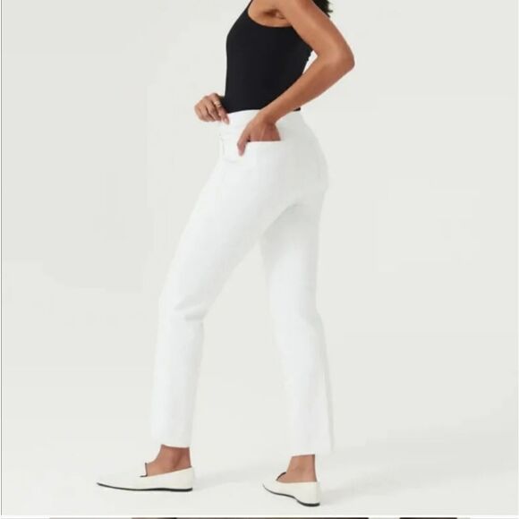 SPANX Women's Classic White shapewear SlimStraight Pants - Picture 3 of 10